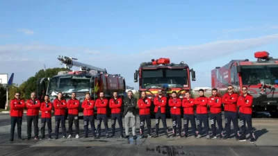 ANTALYA Uluslararası Havalimanı'na inişi sırasında sol motoru alev alan Rus