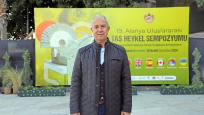 Bu yıl 19. kez düzenlenen Alanya Uluslararası Taş Heykel Sempozyumu’nun