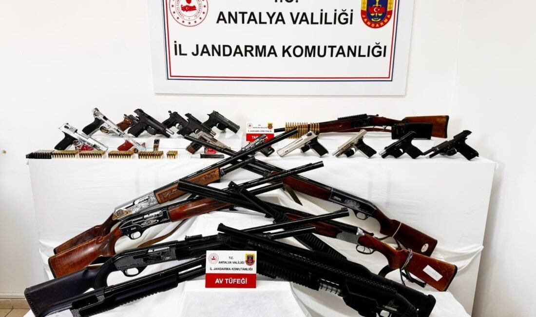 Alanya’da jandarma ekipleri tarafından