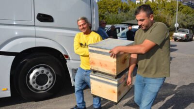 Antalya Büyükşehir Belediyesi, kırsal kesimde yaşayan üreticilere arıcılık faaliyetlerinin sürdürülebilirliği