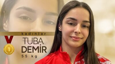 Milli güreşçi Tuba Demir, U23 Avrupa Güreş Şampiyonası'nda 55 kilogramda