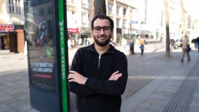 Avusturya'nın başkenti Viyana'da, Yeşiller Partisi'nin genç meclis üyesi Ömer Öztaş,