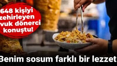 Kocaeli Körfez'de tavuk döner satan bir işletmeden 1 Nisan'da farklı