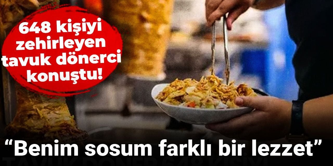 Kocaeli Körfez'de tavuk döner satan bir işletmeden 1 Nisan'da farklı