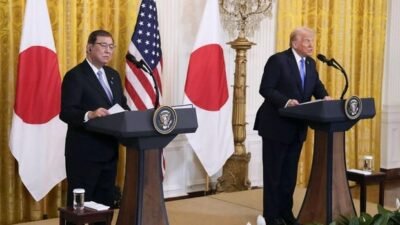 ABD Başkanı Donald Trump, bu sabah Japonya Başbakanı İşiba Şigeru