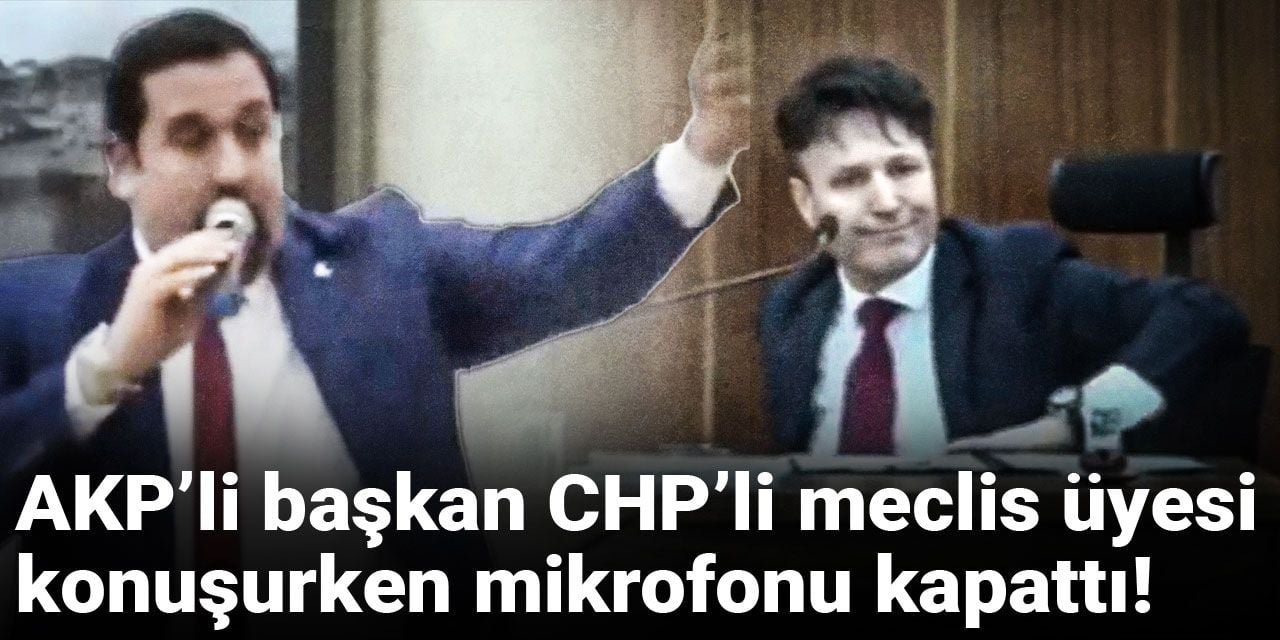 AKP’li Gelibolu Belediye Başkanı Ali Kamil Soyuak, belediye meclisinde CHP