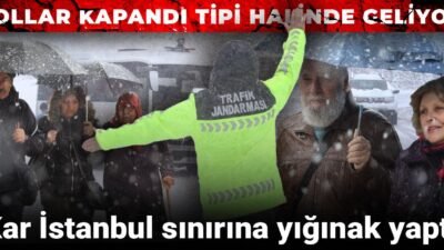 Soğuk havaların geride kaldığı sanılan Nisan ayında kara sürpriz ile