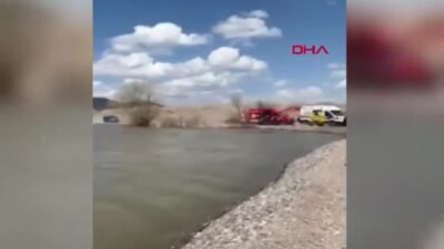 Kayseri Sarıoğlan'da kum ocağında çalışan Mehmet Ö. dengesini kaybetmesi sonucu