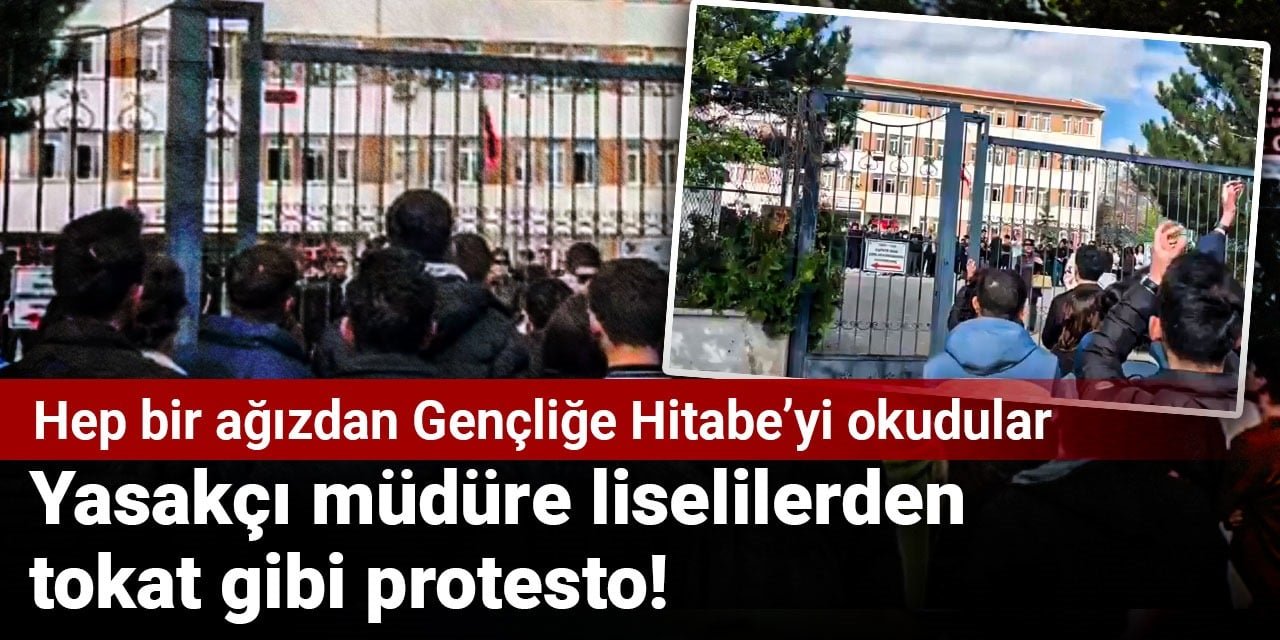 Ankara’da Rıdvan Binnaz Ege Anadolu Lisesi’nde eğitim gören öğrenciler, geçtiğimiz