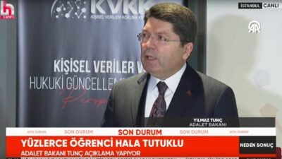 Adalet Bakanı Yılmaz Tunç, İBB Başkanı Ekrem İmamoğlu'nun gözaltına alınmasına