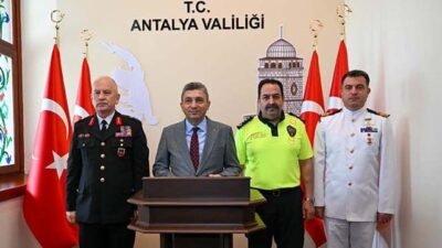İçişleri Bakanlığı’nın Türkiye’nin Huzuru Projesi kapsamında düzenlenen Antalya’nın Huzuru Güvenlik