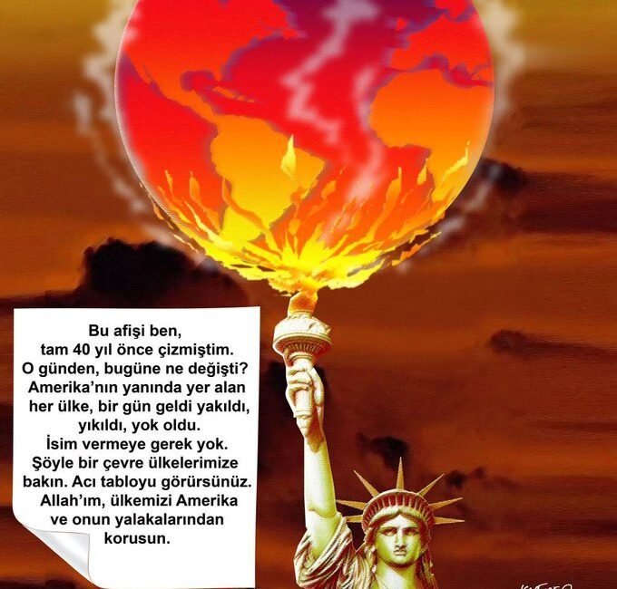 Öznur Kalender Çiziyor. Amerika is HELL… 
