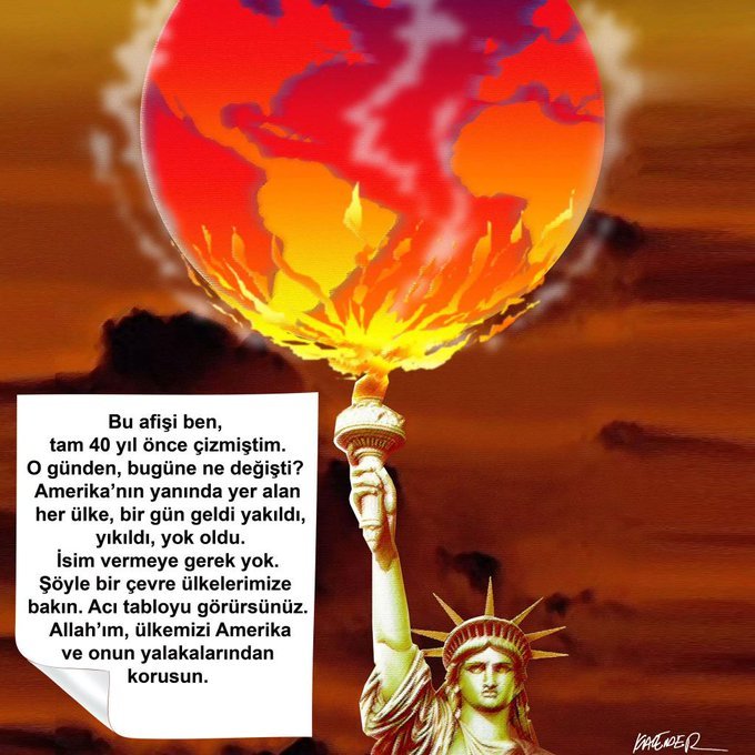 Öznur Kalender Çiziyor. Amerika is HELL… 