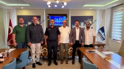 ALSİAD’a Ziyaret İlçe Jandarma Komutanı Yarbay Hüseyin Direk ve SGK İlçe Müdürü