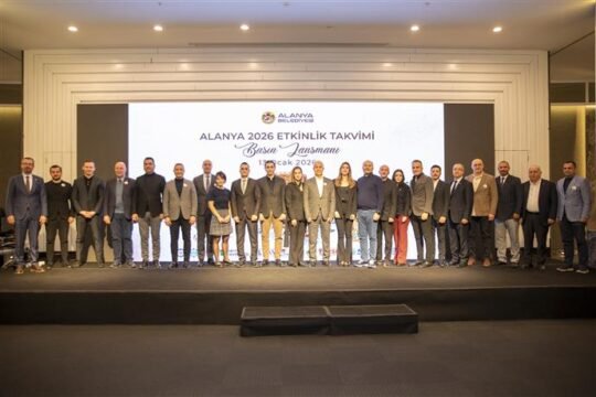 Alanya Belediyesi öncülüğünde hazırlanan 2026 Etkinlik Takvimi Basın Lansmanı gerçekleştirildi.