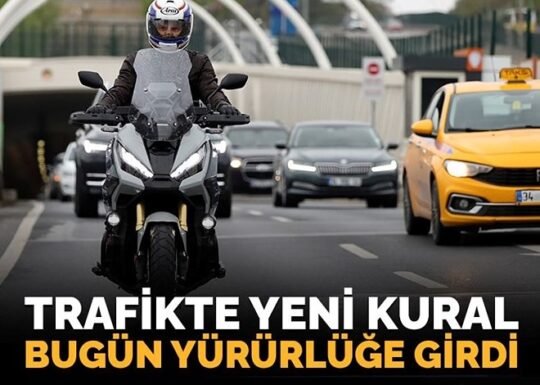 Trafik Kanunu’nda değişiklik içeren yasa bugün yürürlüğe girdi. Yeni düzenlemeye