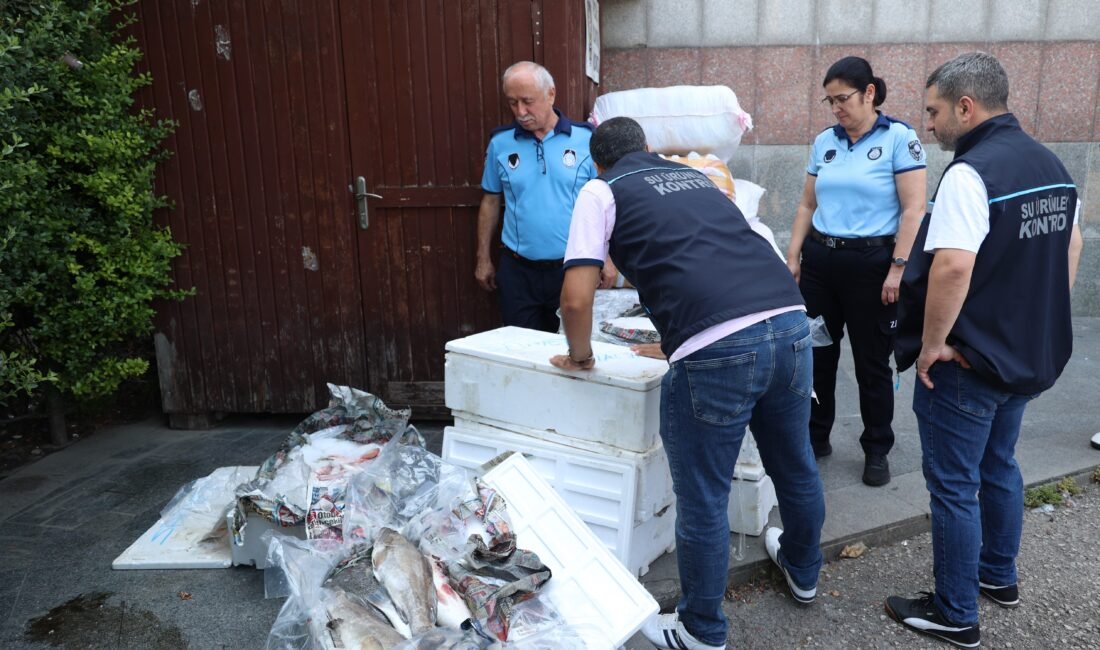 Avlanma dönemi dışında yakalanarak uygunsuz koşullarda taşınan balıklara el konuldu