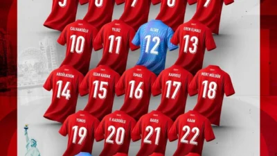 A Milli Futbol Takımımızın, Dünya Kupası’nda giyeceği forma numaraları belli