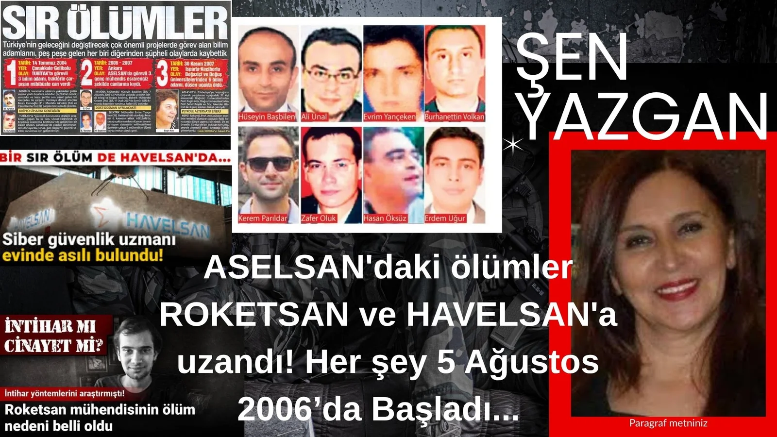 ASELSAN’da çalışan beş genç mühendisin iki yıl içinde art arda gelen ölüm