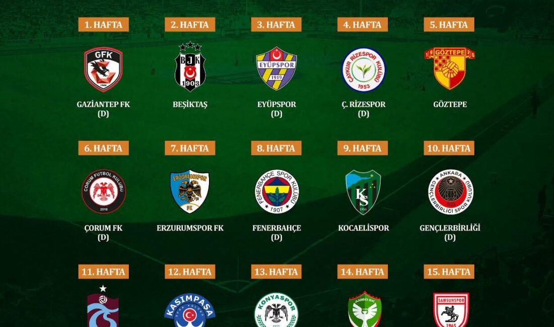 Süper Lig ekiplerinden Alanyaspor’un yeni sezon fikstürü belli oldu. Buna
